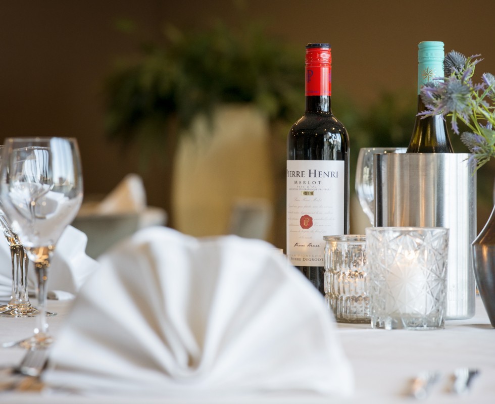 Hotel Golfzang vergaderzaal dinner